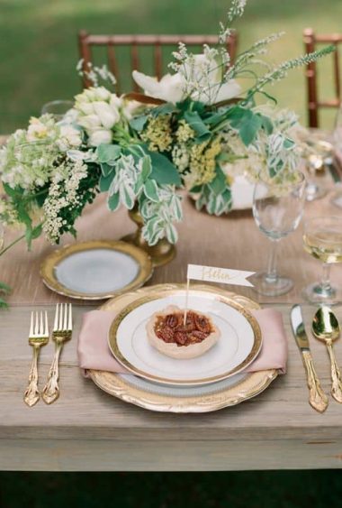 Wedding table setting 1